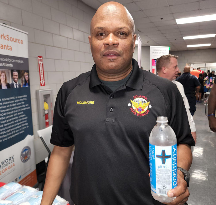 6/1/22 - Positivity Alkaline Water Sponsors Atlanta's Midnight Basketball