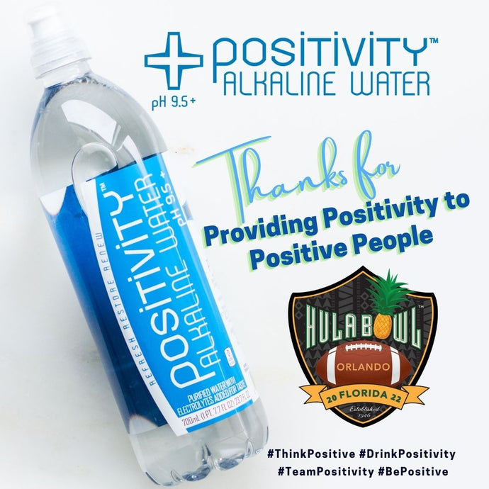 1/15/22 - Positivity Alkaline Water Sponsors College Football Hula Bowl