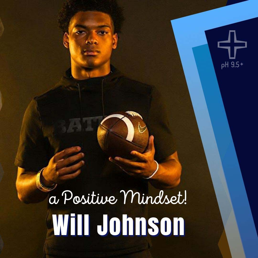 12/15/2021 - Positivity Alkaline Water Signs NIL Deal with Will Johnson, DB, Michigan