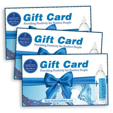 12/22/2021 - Positivity Alkaline Water Offers Gift Cards in time for Holiday Season