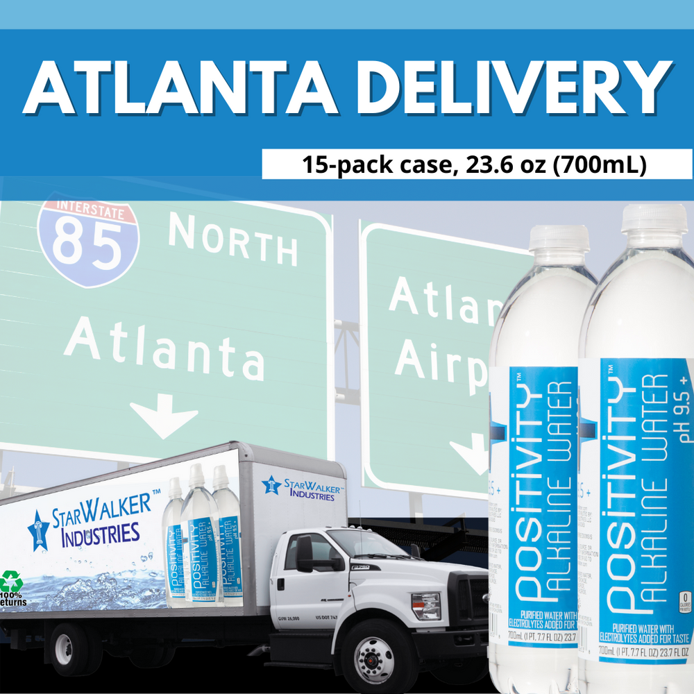 Positivity Alkaline Water 9.5+ pH |  ATLANTA DELIVERY INCLUDED