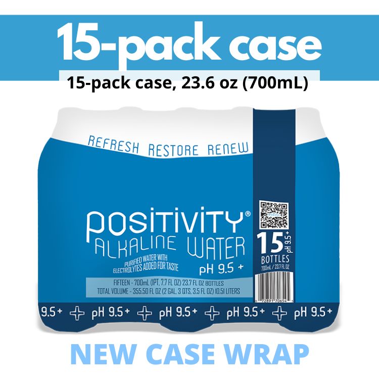 Positivity Alkaline Water 9.5+ pH |   SHIPPING INCLUDED